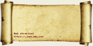 Andjelina Tucović vizit kartica